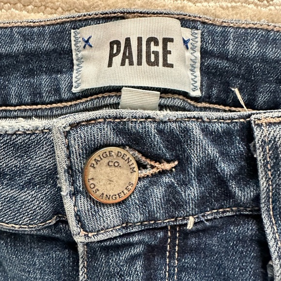 PAIGE Dark and Light Blue Denim Jeans size 29 - Picture 5 of 7